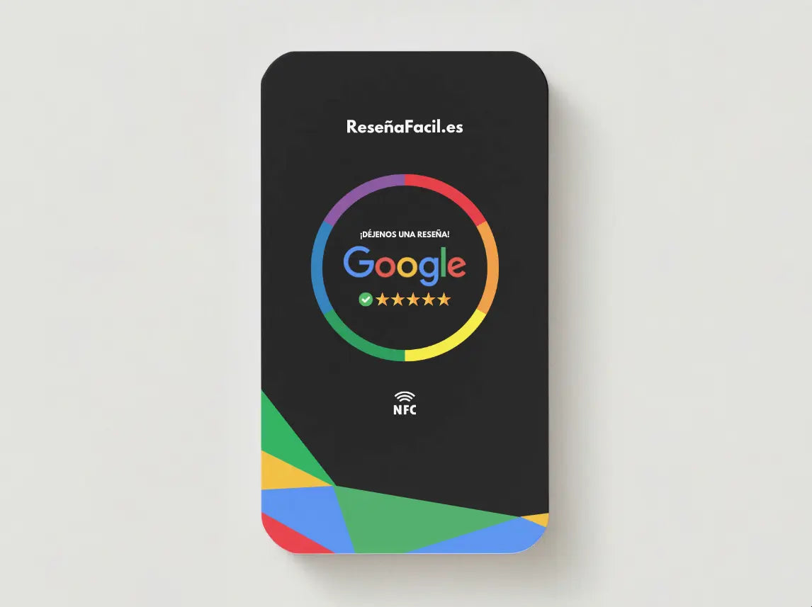 TARJETA DE GOOGLE RESEÑAS (NFC) PERSONALIZADO ReseñaFacil