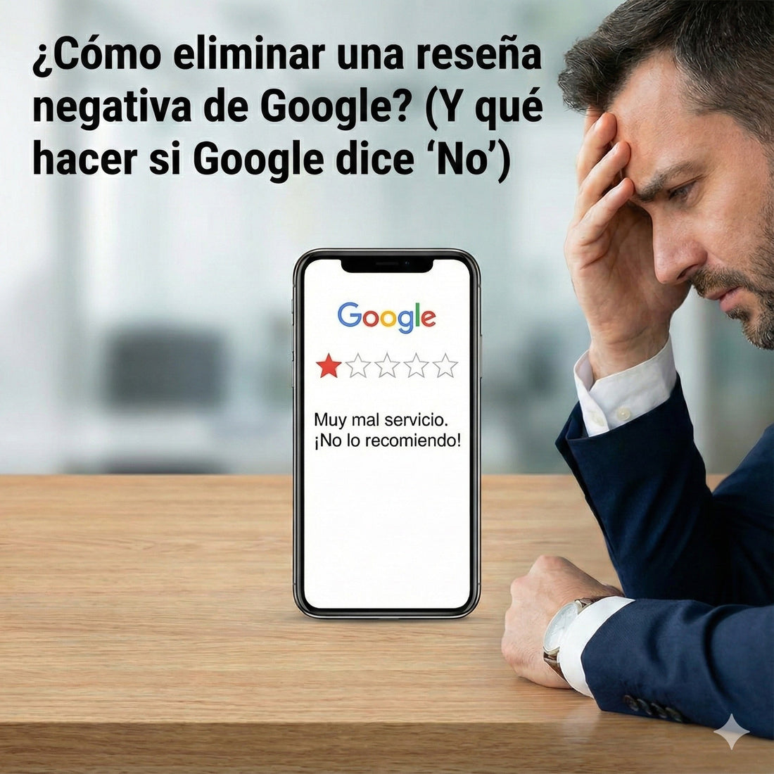 ¿Cómo eliminar una reseña negativa de Google? (Y qué hacer si Google dice 'No')
