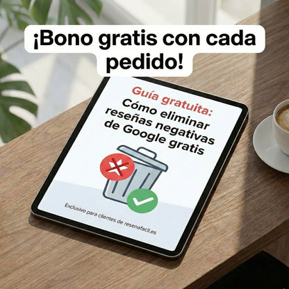 Tarjeta NFC y QR para Reseñas de Google – Personalizada con Logo ReseñaFacil