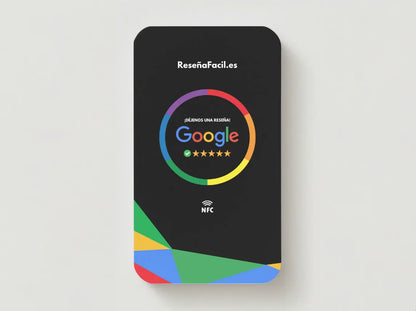TARJETA DE GOOGLE RESEÑAS (NFC) PERSONALIZADO ReseñaFacil