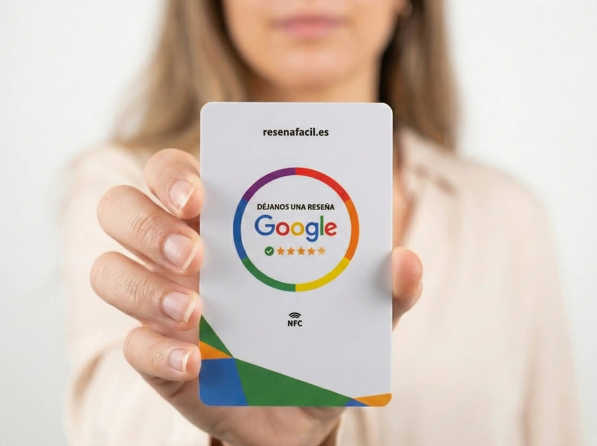 TARJETA DE GOOGLE RESEÑAS (NFC) PERSONALIZADO ReseñaFacil
