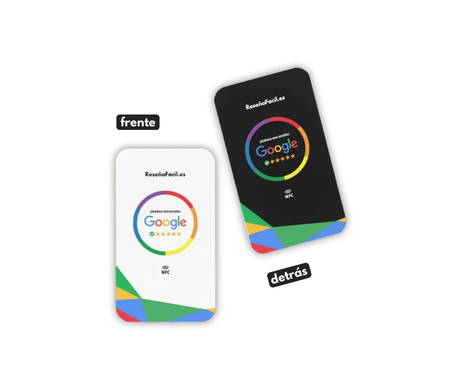TARJETA DE GOOGLE RESEÑAS (NFC) PERSONALIZADO ReseñaFacil